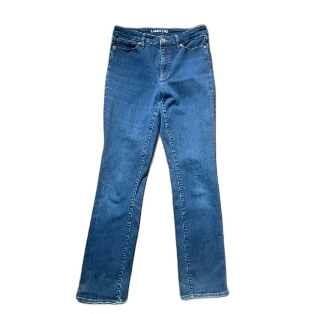 Land’s End Mid Rise Straight Jean-Women’s Size 10 Tall